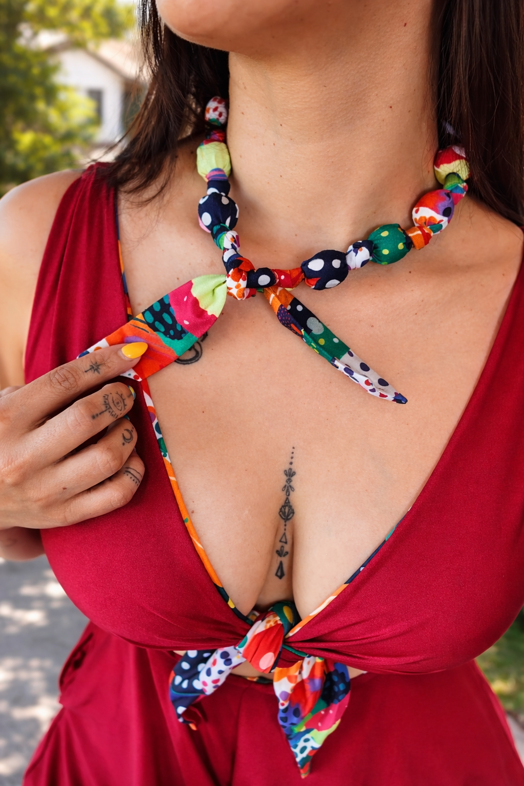Dalia Necklace | Handmade Collar | Handcraft