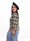 Ocre Puff Sleeve Top