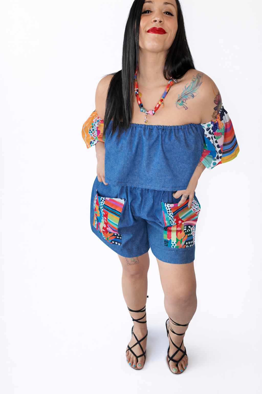 Halo Shorts| High-rise| Mid-thigh